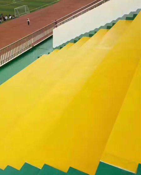沙坪坝球场台阶翻新修补改造